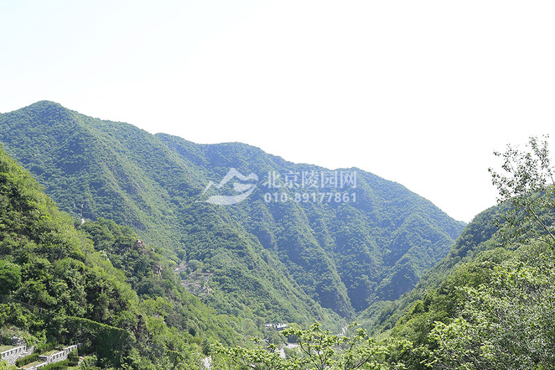 九公山陵园周边山势